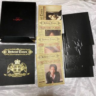 ラルクアンシエル(L'Arc～en～Ciel)のHYDE★FC会報Hydeist Times Vol.7-9セットバインダー箱付(ミュージシャン)