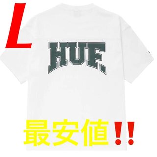 ハフ(HUF)のHUF Tシャツ DRAFT PICK FOOTBALL TEE 最安値‼️(Tシャツ/カットソー(半袖/袖なし))