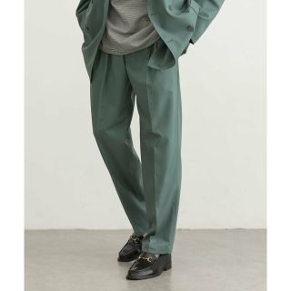 アーバンリサーチ(URBAN RESEARCH)の【GREEN】WASHABLEウールイージートラウザー(その他)