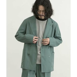 アーバンリサーチ(URBAN RESEARCH)の【GREEN】WASHABLEウールダブルジャケット(テーラードジャケット)