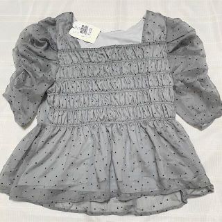 ダブルクローゼット(w closet)のw closet ダブルクローゼットドット　ブラウス(シャツ/ブラウス(半袖/袖なし))