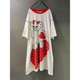 古着 ビンテージ 80s USA 2XL Tシャツ ベア ♡デザイン 希少 美品(Tシャツ(半袖/袖なし))