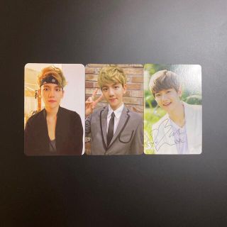 エクソ(EXO)のEXO エクソ　ベッキョン　ベクヒョン　トレカ　ウルロン　制服　衣装　ネイリパ(アイドルグッズ)
