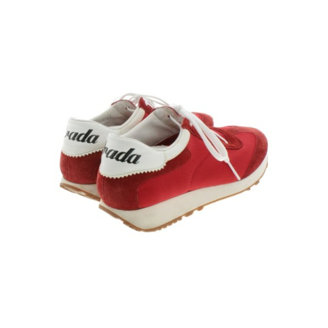 PRADA - PRADA プラダ スニーカー 41(26cm位) 赤 【古着】【中古】の