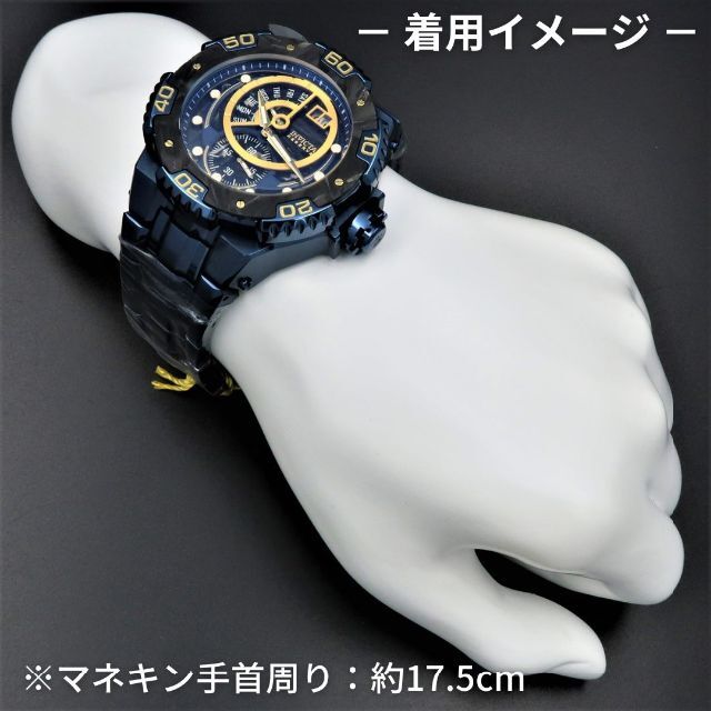 インビクタ Carbon Hawk 38451 スイスMvt ケース55mm