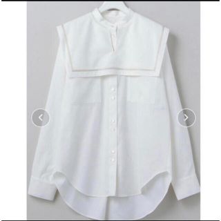 roku 6 COTTON SAILOR COLLAR BLOUSE(シャツ/ブラウス(長袖/七分))