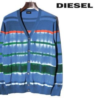 新品タグ付き DIESEL カーディガン ボーダー メンズ サイズXS  (カーディガン)