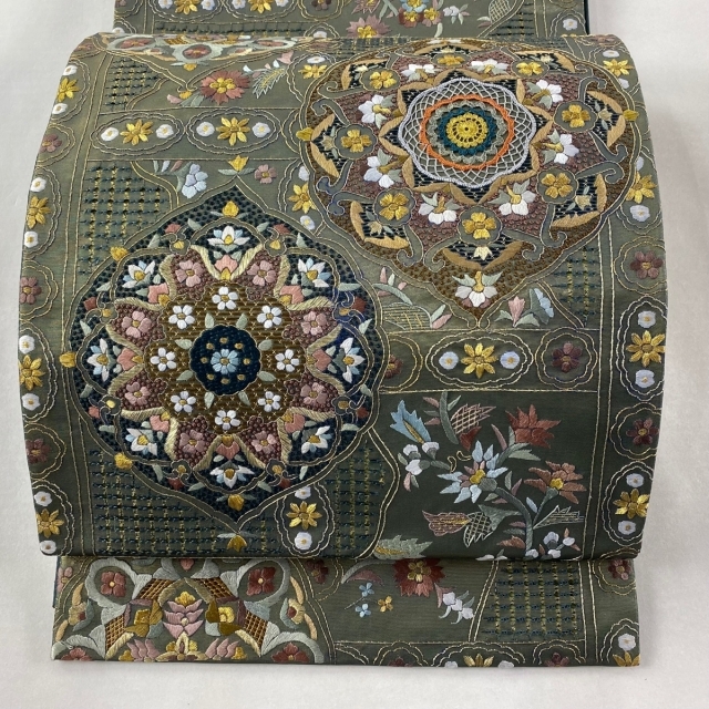 袋帯 美品 逸品 六通 正絹 【】 袋帯 美品 逸品 六通 正絹 【】