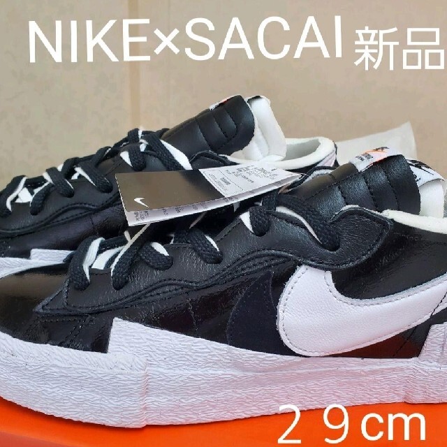 ナイキ×サカイ スニーカー(箱つき)sacai × Nike Blazer 新着 9000円