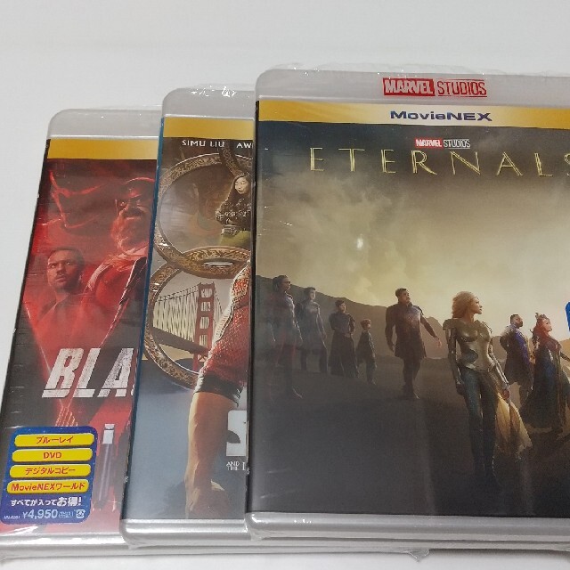 MARVEL(マーベル)のエターナルズ/シャン・チー/ブラック・ウィドウ　ブルーレイディスク エンタメ/ホビーのDVD/ブルーレイ(外国映画)の商品写真