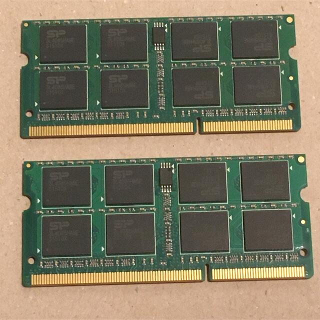 シリコンパワー ノートPC用メモリ DDR3 1600 8GB*2枚　16GB 1