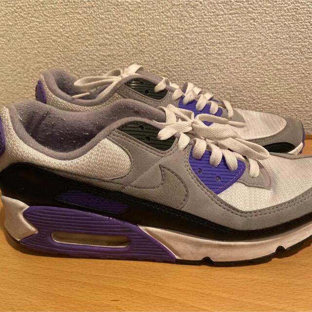 NIKE(ナイキ)のNIKE AIR MAX 90 HYPERGRAPE/PARTICLE GREY メンズの靴/シューズ(スニーカー)の商品写真