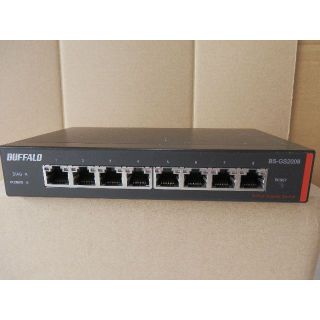 バッファロー(Buffalo)のBUFFALO BS-GS2008 動作品(PC周辺機器)