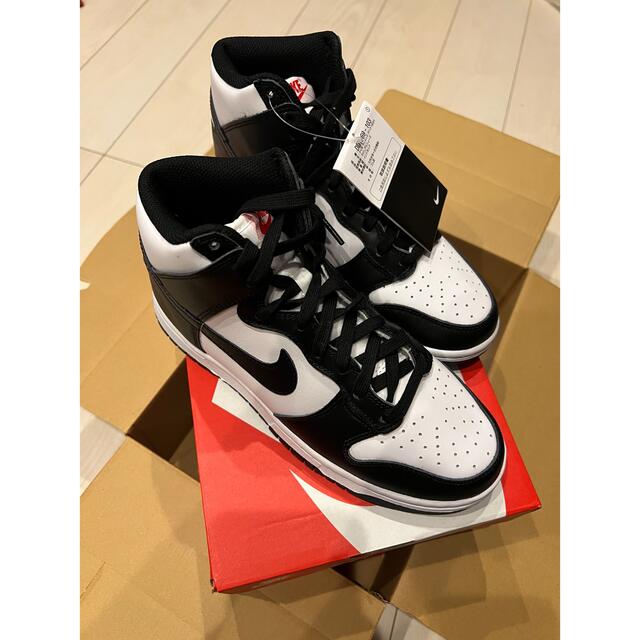 NIKE(ナイキ)のNike WMNS Dunk High "Black and White" レディースの靴/シューズ(スニーカー)の商品写真