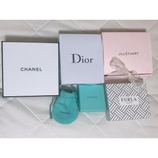 ブランド箱　FURLA ディオール　ジルスチアート　Tiffany CHANEL(ショップ袋)