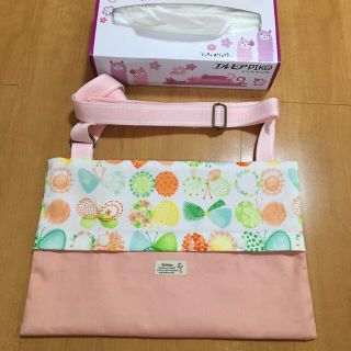 保育士 ショルダーティッシュ ティッシュカバー お散歩バック 保育士エプロン