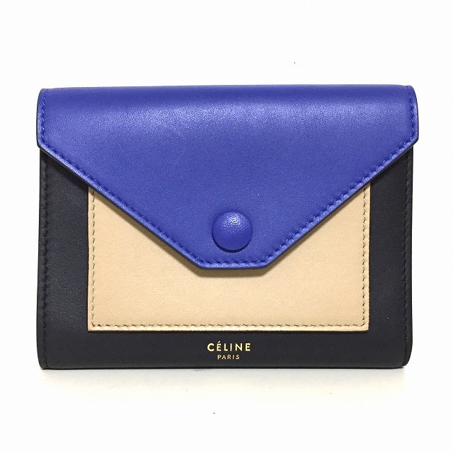 CELINE(セリーヌ) 3つ折り財布 レザー札入れ⇒1箇所