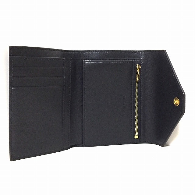セリーヌ 三つ折り財布 ネイビー スモールフォールデットマルチ セリーヌ 三つ折り財布 ネイビー スモールフォールデットマルチ