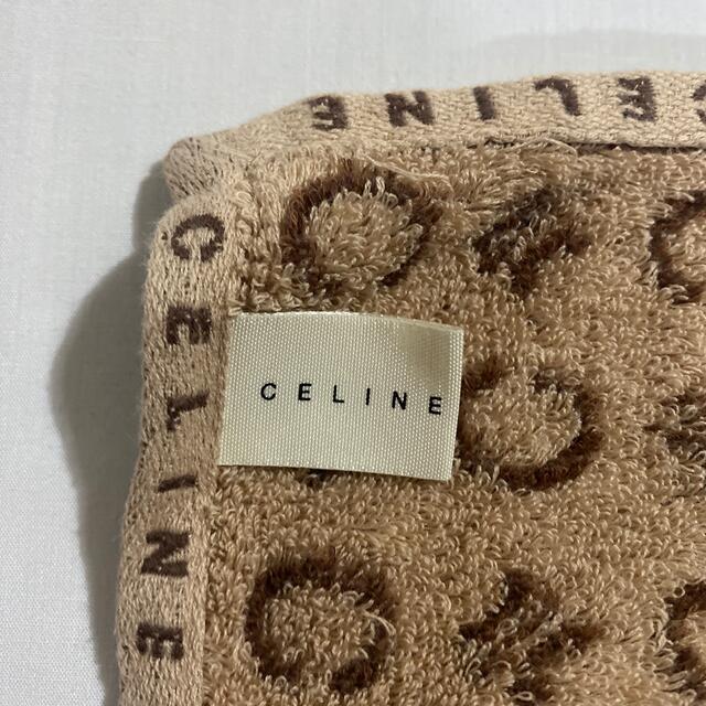 celine(セリーヌ)のセリーヌ　ミニテリー　ブラウン　マカダム柄　中古品　#2062 レディースのファッション小物(ハンカチ)の商品写真