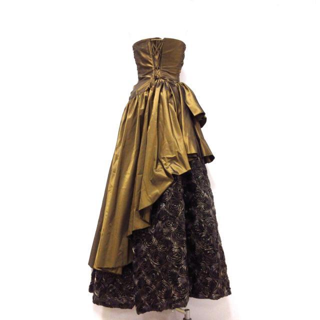 ジュネビビアン ドレス サイズ9 M - カーキ | hartwellspremium.com