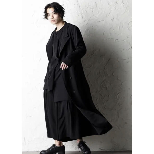 YOHJI YAMAMOTO ヨウジ20ss タキシード ワイド ハーフパンツ-