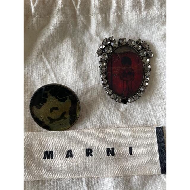 MARNI マルニ　パペット柄ブローチ4個セット 2