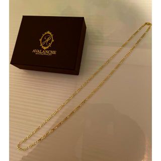 AVALANCHE - 最終出品!avalanche 10K フィガロ チェーンネックレス