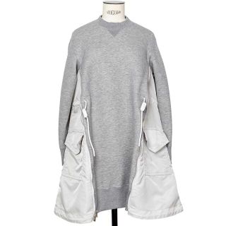 サカイ(sacai)のえぶりす様 専用 sacai Sponge Sweat x MA-1 Dres (ひざ丈ワンピース)