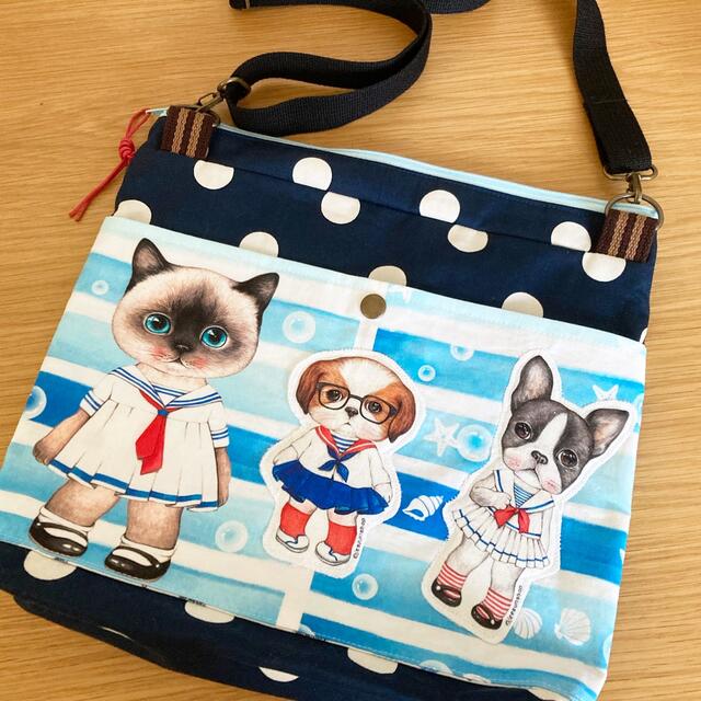 コヤンイサムチョン キャラクター大集合✨サコッシュバッグ ショルダーバッグ ハンドメイド☆サコッシュ コヤンイサムチョン