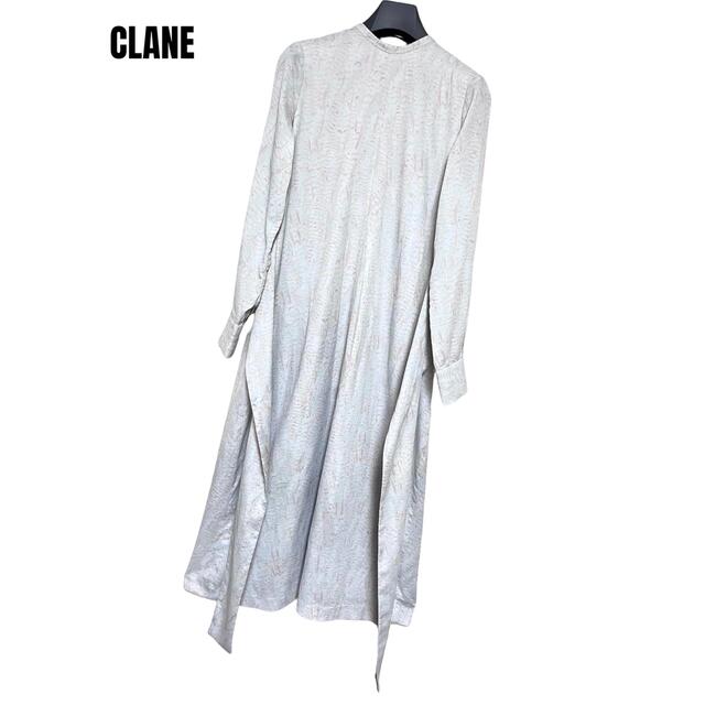 CLANE(クラネ)の匿名発送　美品　CLANE クラネ　ウエストリボンパイソンワンピース　サイズ1 レディースのワンピース(ロングワンピース/マキシワンピース)の商品写真