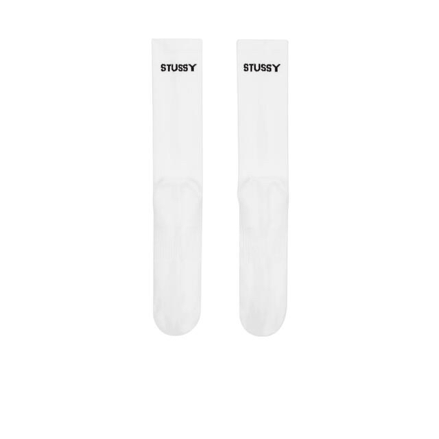 STUSSY(ステューシー)のStussy Nike 靴下 Lサイズ ホワイト メンズのレッグウェア(ソックス)の商品写真