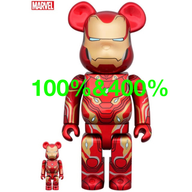 BE@RBRICK IRON MAN MARK 50 100％ & 400％