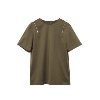 ルシェルブルー(LE CIEL BLEU)の【ルシェルブルー】Zip Detail Tee(カットソー(半袖/袖なし))