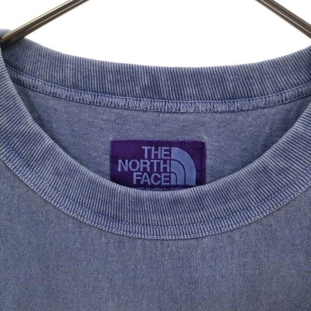 THE NORTH FACE(ザノースフェイス)のTHE NORTH FACE ザノースフェイス 7oz Pigment Dye H/S Pocket Tee NT3222N ピグメントダイポケットTシャツ 半袖 パープル メンズのトップス(Tシャツ/カットソー(半袖/袖なし))の商品写真