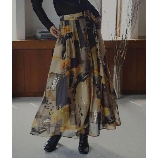 A VINTAGE - A VINTAGE EMILIE TUCK FLARED SKIRTの通販 by K アメリ