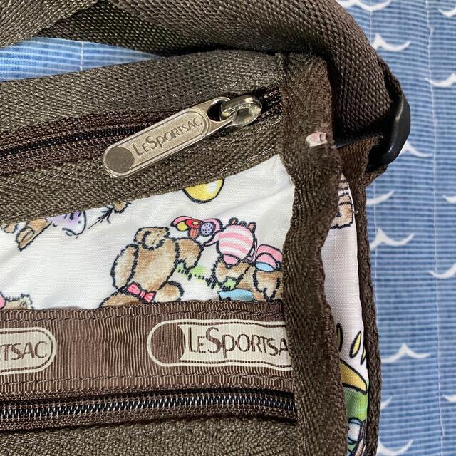 LeSportsac(レスポートサック)のレスポ　ショルダーバッグ　ガーリーベア エンタメ/ホビーのおもちゃ/ぬいぐるみ(キャラクターグッズ)の商品写真