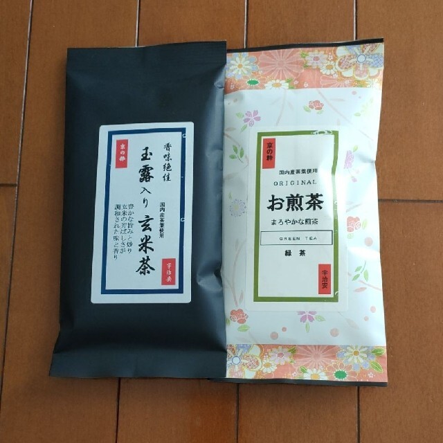 紫の香様専用　玉露入り玄米茶　まろやかなお煎茶 食品/飲料/酒の飲料(茶)の商品写真