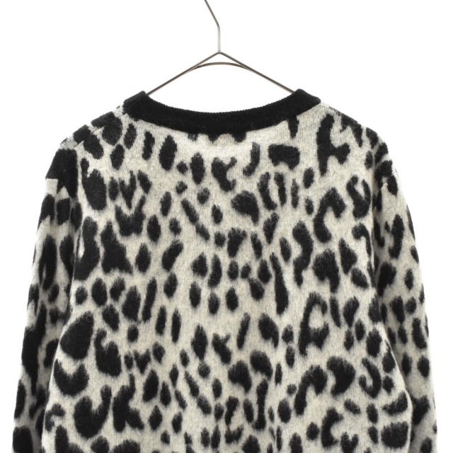 SAINT LAURENT PARIS サンローランパリ 15AW Leopard Mohair Knit 459938 Y1UC1 レオパードモヘアニットプルオーバーセーター 3