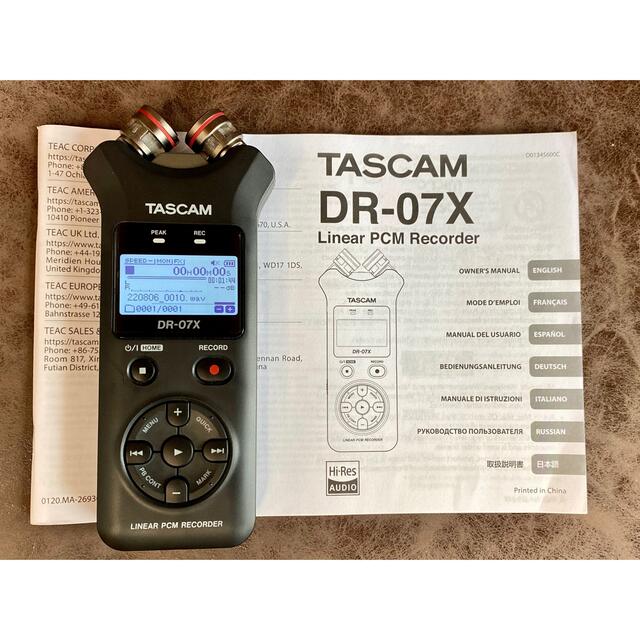 TASCAM DR-07X リニアPCMレコーダー - その他