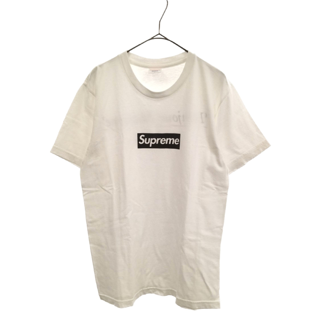 SUPREME シュプリーム 16SS Paris Box Logo Tee パリOPEN記念 ボックスロゴ 半袖Tシャツ カットソー ホワイト675センチ身幅