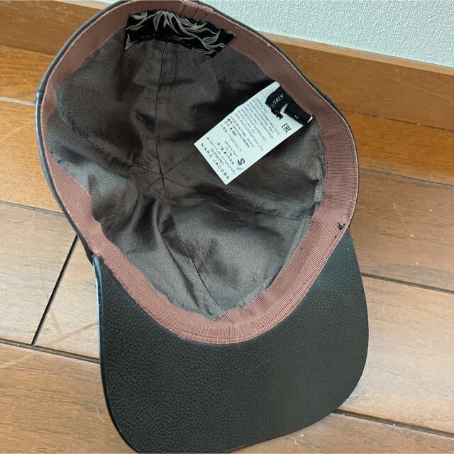 MARC JACOBS(マークジェイコブス)のMarc Jacobsのレザーキャップ メンズの帽子(キャップ)の商品写真