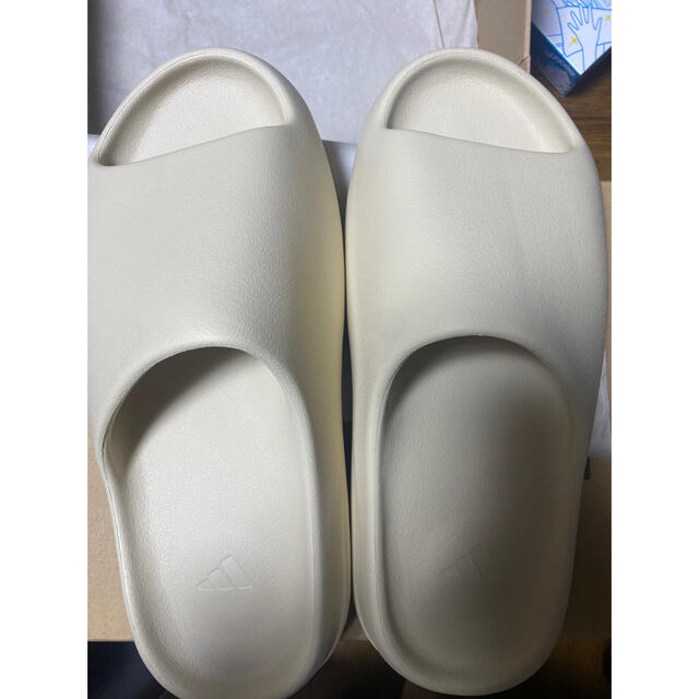 新品美品 YEEZY SLIDE US8 JP 26.5 FZ5897 BONE