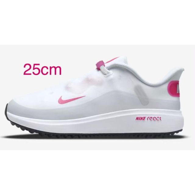 NIKE REACT ACE TOUR ゴルフシューズ 25cm 販売再開予定 スポーツ
