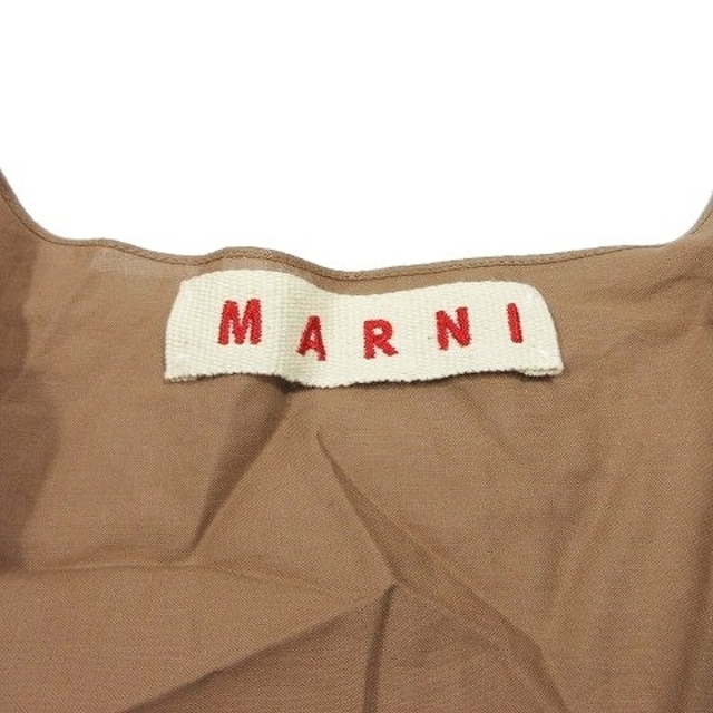 Marni(マルニ)のマルニ MARNI フレンチスリーブ ブラウス シャツ Vネック フレア レディースのトップス(シャツ/ブラウス(半袖/袖なし))の商品写真