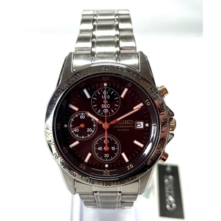 セイコー(SEIKO)の未使用品　セイコー　SEIKO クロノグラフ　7T92-0DW0 黒文字盤(腕時計(アナログ))