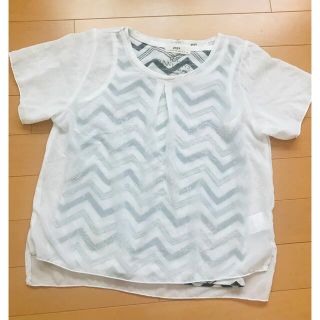 シマムラ(しまむら)のしまむら　130cm 女児　半袖アンサンブル　トップス　(Tシャツ/カットソー)