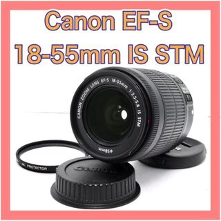 キヤノン(Canon)の✨極美品✨Canon キャノン EF-S 18-55mm IS STM(レンズ(ズーム))