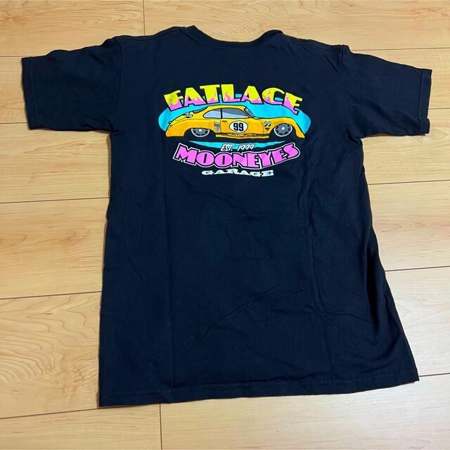 ムーンアイズ mooneyes ファットレース fatlace コラボTシャツ メンズのトップス(Tシャツ/カットソー(半袖/袖なし))の商品写真