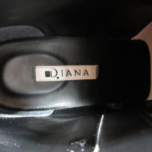 ダイアナ DIANA ショート ブーツ 切替 23.5cm ブラック 5