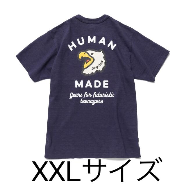 HUMAN MADE  POCKET T-SHIRT #1 ネイビー XXL